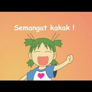 Mengerikan tapi harus semangat. Go. go. Go.