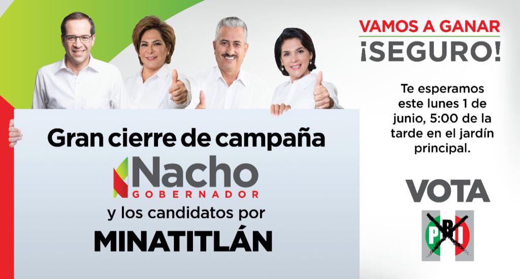Mely_Romero's tweet photo. Buenos días amig@s! Los esperamos hoy en #Minatitlán para el cierre de campaña de @nachoperaltacol #ConNachoSeguro http://t.co/ZFAXwZwz3V