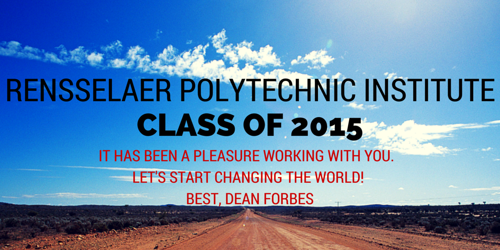 classdean18's tweet image. Congrats again #RPI2015 on graduating on Saturday.  I will miss you! #RPI @RPI15