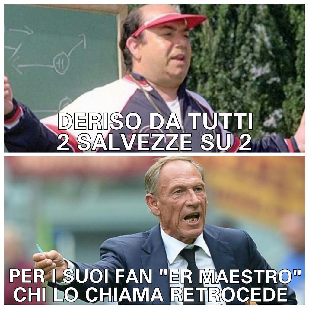 #Zeman #ermaestro #maestro #Cagliari #SerieA #SerieB #sciagura #retrocessione #forzaCasteddu