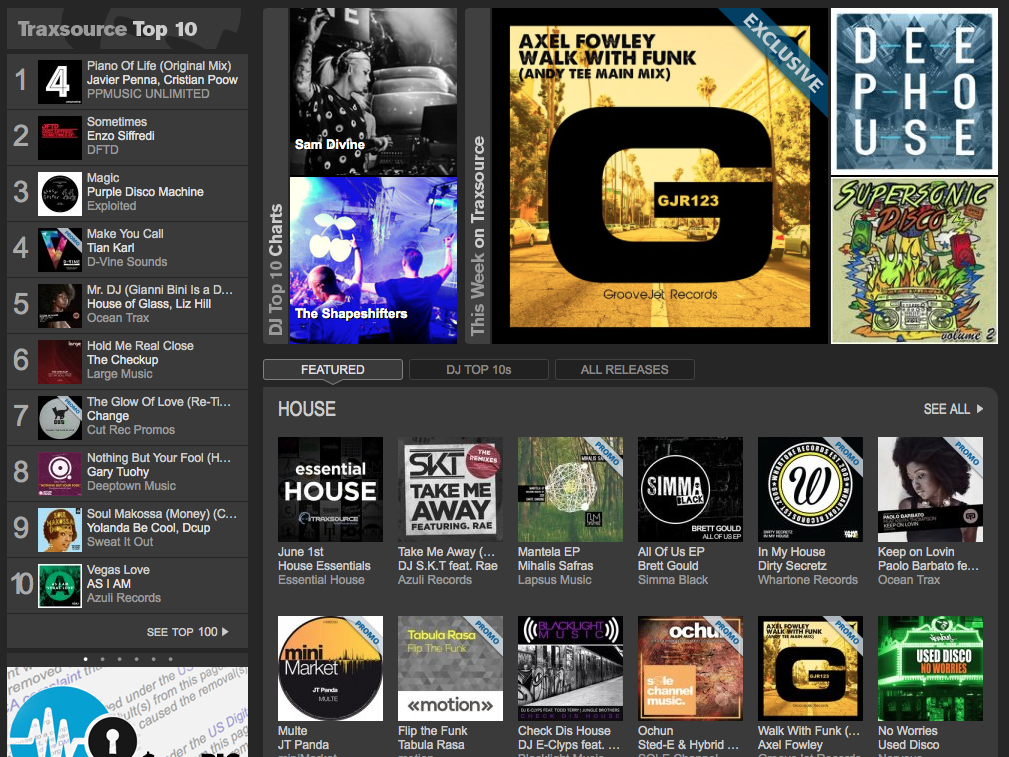Thanks <a href="/traxsource/">Traxsource</a>! House page banners for <a href="/AxelFowley/">Axel Fowley</a> "Walk With Funk"<a href="/djandytee/">Andy Tee</a>  Main Mix ➡  traxsource.com/title/475917/w…
