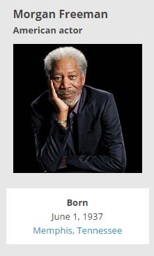 Happy birthday, Morgan Freeman, 78 today.  PRNewsFoto/Science Channel/AP Images 