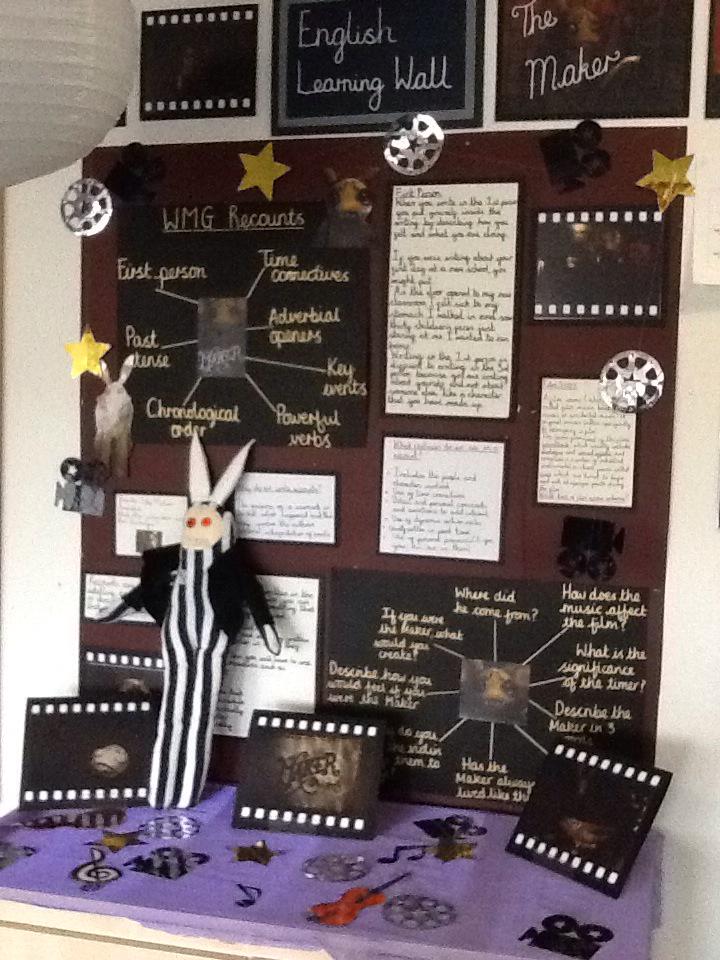 oakfoxfield's tweet photo. We are very excited to start our new Film and Theatre topic and kicked it off with a mysterious visitor... @foxfield http://t.co/bi5t199Ja5
