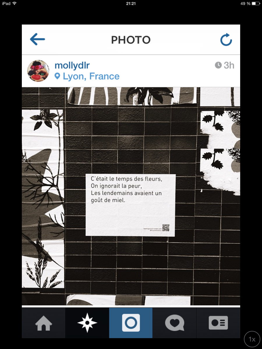 PrairiePartDieu's tweet image. Merci MollyDRL! #Prairie #HashtagPrairie #PrairiePARTDIEU #PartDIEU C'était le temps des fleurs, on ignorait la peur