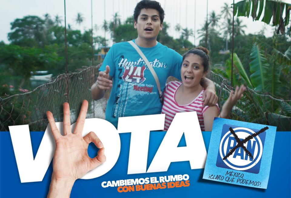diputadosPANMX's tweet photo. El PAN es salida hacia adelante para lograr un México más próspero, más justo e incluyente, por eso #YoVotoAzul http://t.co/XSDHltoWrq