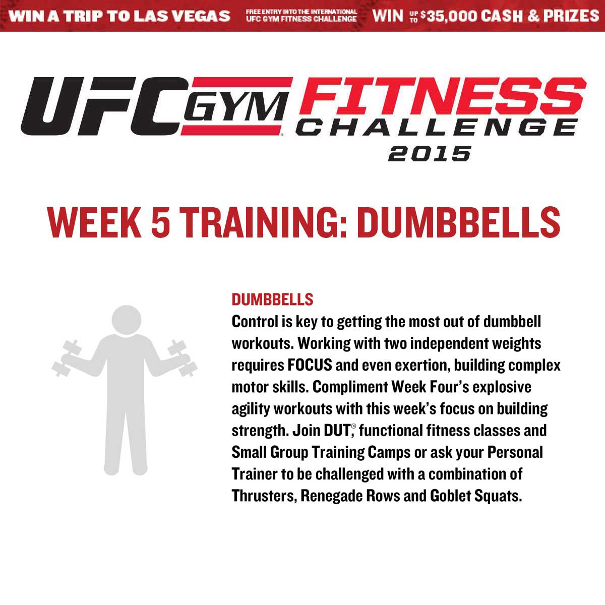 UFCGYM's tweet photo. Last week before the #UFCGYMChallenge. Here's the final workout to get you #ChallengeReady. #WeAreUFCGYM http://t.co/af9Oz3Iwuy