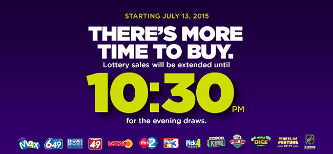 cut off time for lotto 649