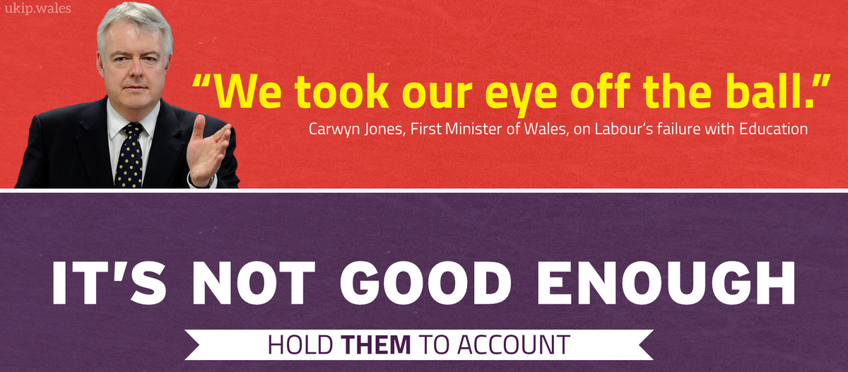 UKIPWales's tweet photo. The Labour government in Wales has FAILED our children's education. 
Help @UKIP to fix it in #2016. http://t.co/BgAQup50WR