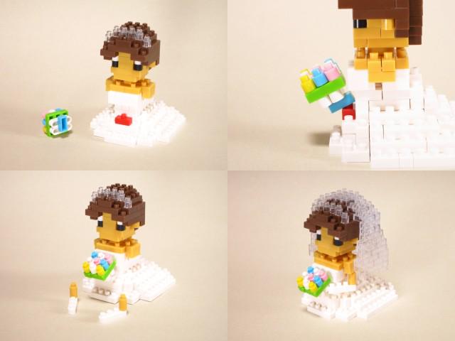 越前建設ナノブ ック課 月ナノ5月号に寄稿予定の 結婚式ウェルカムnano の作り方 新婦編 に必要な写真を撮影 何とか今週中には組立図を完成させたいと思います ナノブロック Nanolock 月刊ナノブロック Http T Co Lvall59aqk