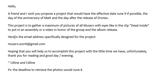 Project_Drones's tweet image. We have attained more than 100 pictures, thank you so, so much ♥
Don't forget to RT #ProjectDrones