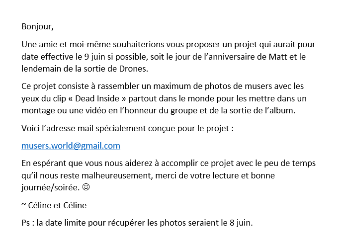 Project_Drones's tweet image. Nous avons atteint plus de 100 photos, merci beaucoup ♥
N'oubliez pas de RT, il en faut un maximum ^^
#ProjectDrones