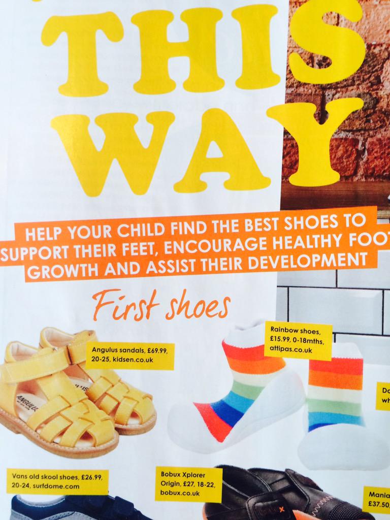 SAIBRPR's tweet photo. Loving the super cute yellow Angulus sandals @kidsen featured in @PrimaBabyMag Thank you 😘 #kidsfashion #kidssandals http://t.co/rvgRWuCyO7