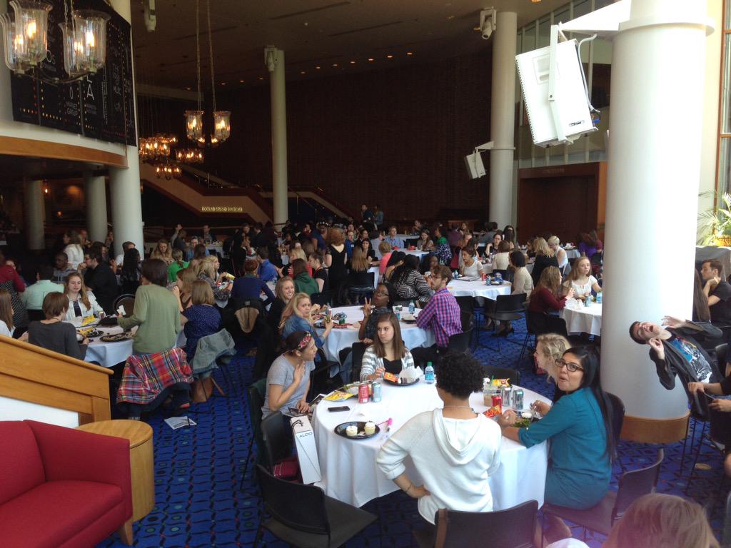 IanSBronson's tweet photo. Senior lunch for the SPCPA seniors at the Ordway. Graduation tonight! http://t.co/dr58L2qmyL
