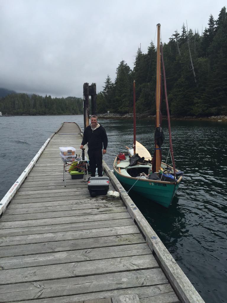 dakn2000's tweet photo. Sitting at the Dock of the Bay, Hot Springs Cove #VI2015 coffee on the brew! http://t.co/imLvUi4XUt