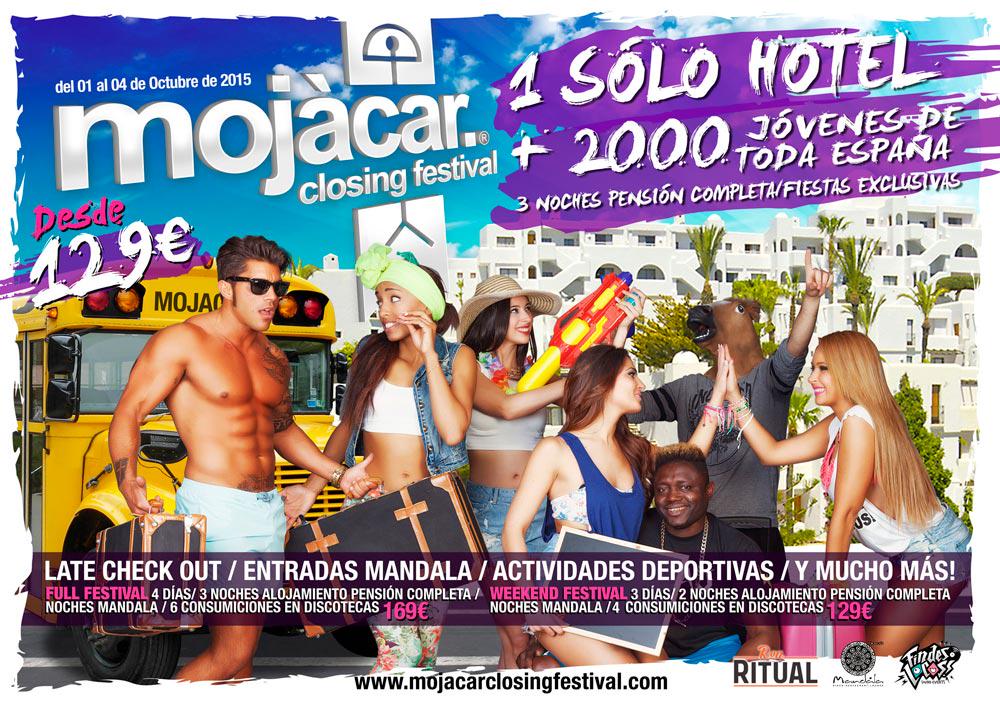 ¿TE VIENES #GRATIS A mojacarclosingfestival.com?

SORTEO 2 viajes al festival.
Para participar:
SIGUENOS y RT al tuit
RT