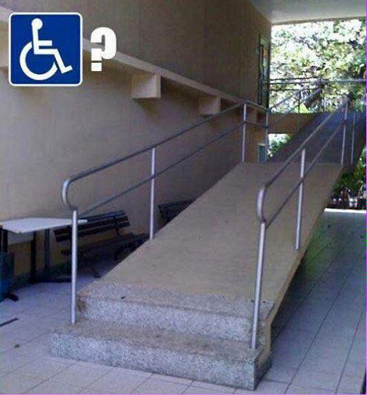 zacharyweeks's tweet image. This was probably designed and constructed on a Monday! #accessibility #fail #disabilityproblems