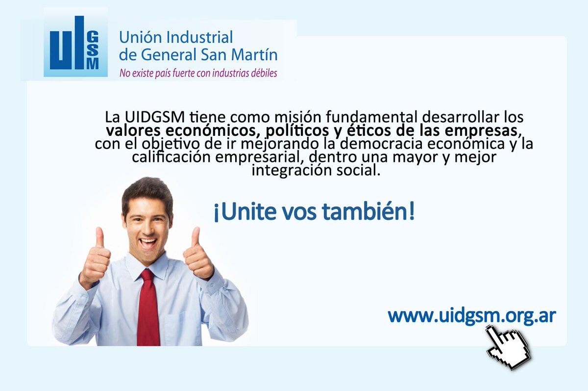 uidgsm's tweet photo. ¡Sumate a la #UIDGSM para crecer juntos! http://t.co/k81KsxWxH7
