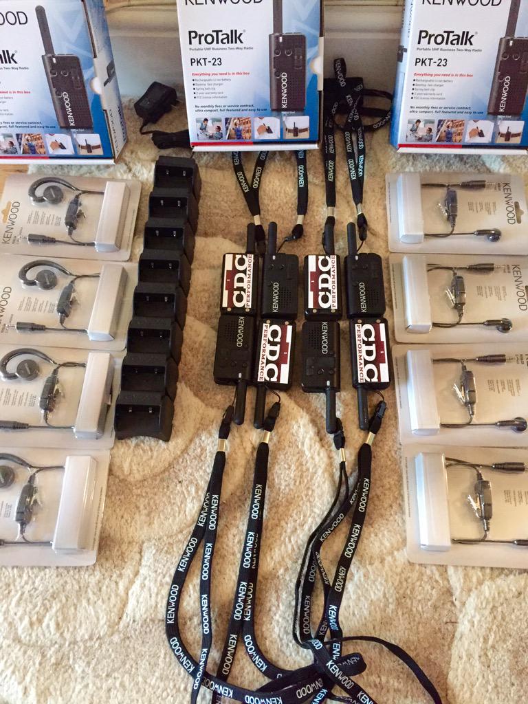 CDCperform's tweet image. Thanks so much @Kenwood_Comms for supporting our camps. Pocket rocket communication- best for range,clarity&amp;amp;battery