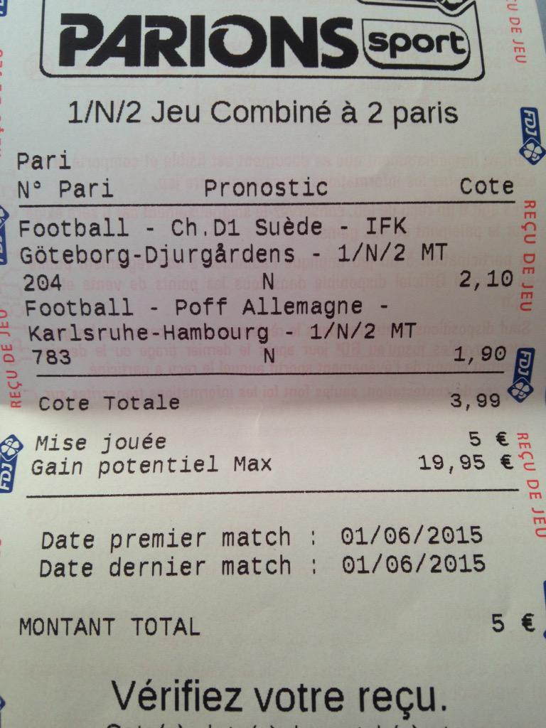 Pronos91's tweet image. Booom ça passe !! Dommage petite mise..
#ParionsSport #TeamParieur