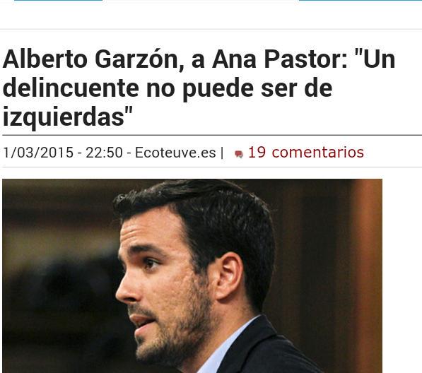ULTIMA HORA: Tania Sánchez es de derechas.