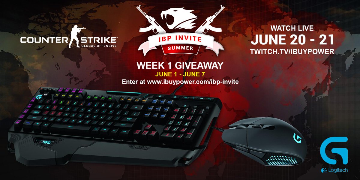 iBUYPOWER's tweet photo. First #IBPInvite #giveaway! @LogitechG G303 Daedalus Apex and Logitech G910 Orion Spark at http://t.co/4nbR7RGN48 http://t.co/qqmpMkhhJW