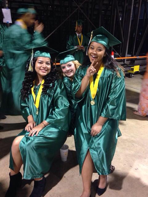 One chair; three Chiefs. We're ready for graduation!  <a href="/ChamberlainHS/">Chamberlain Chiefs</a>   #HCPSGrads