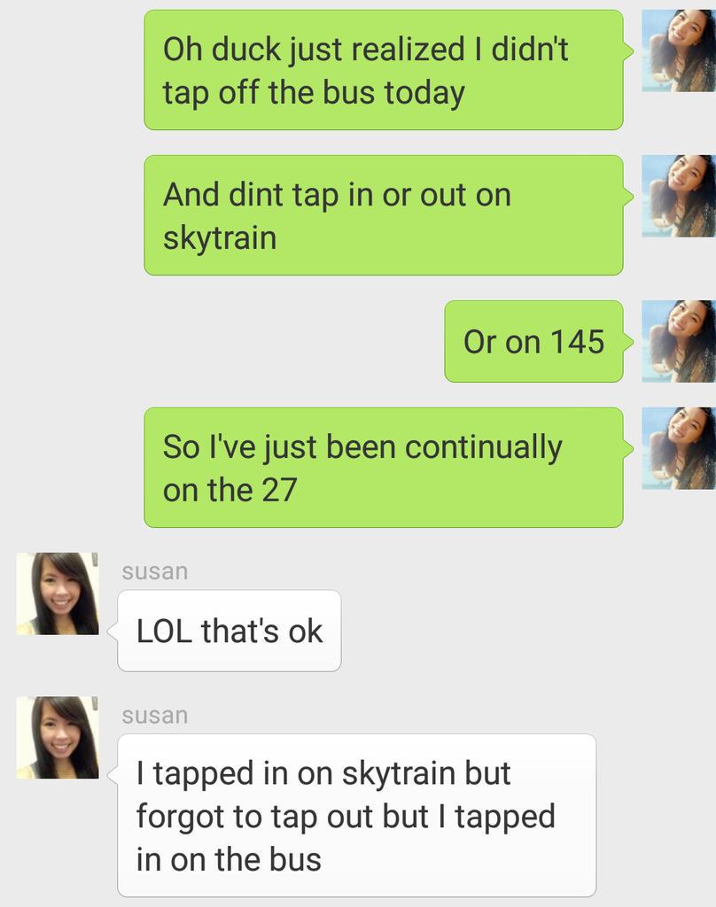 itsannieyang's tweet photo. Now #trending in university conversations: forgetting to tap in and out on transit. #upassbc #compass #firstdayprobz http://t.co/P8yw9ILBsG