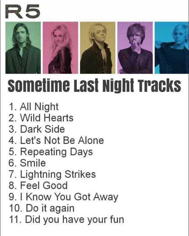 AlejandraEC2's tweet photo. Which of these songs is your favorite ?!?
@officialR5 @rydelR5 @rikerR5 @rossR5 @rockyR5 @ratliffR5 
Please answer ! http://t.co/QCbBFSAN76