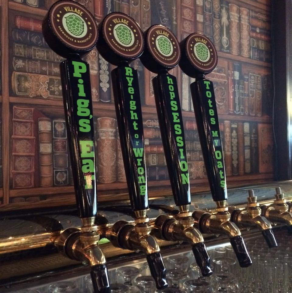 Meet our Headbrewer Jim and help break in the the new tap handles! #VillageBrews