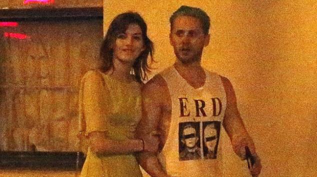 Jared leto and model valery kaufman spotted out together in nyc ...