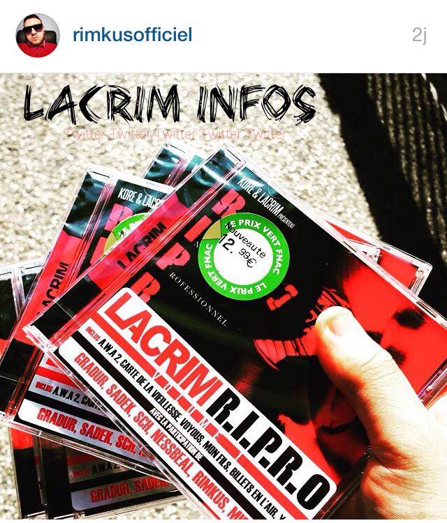 LacrimNew's tweet photo. RIMKUS a sa Mixtape ! #RiproDansLesBacs #TeamLacrim http://t.co/4OKkpKna73