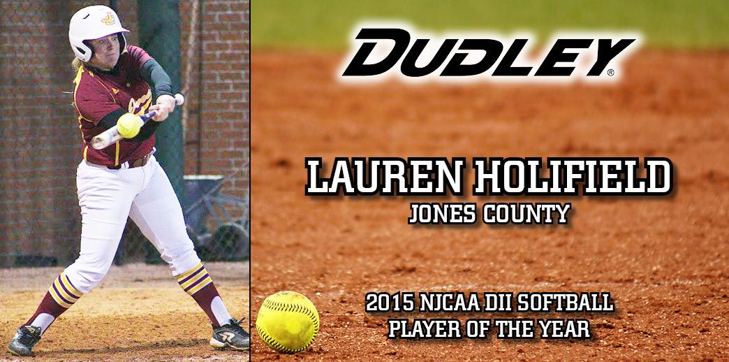 NJCAA's tweet photo. Lauren Holifield from @jcjc_athletics is the 2015 @Dudley_Softball @NJCAA DII Player of the Year! http://t.co/eMoVGLfr9G