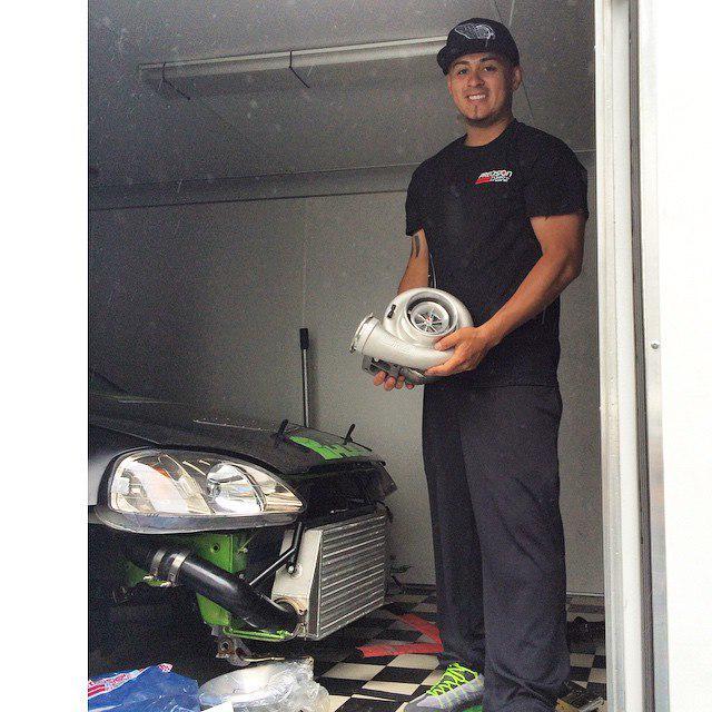 PrecisionTurbo's tweet photo. We'd like to welcome Joe Viveros from Showtime to the #PTEboosted team! Joe just picked up one of our 7285 turbos a… http://t.co/5k8we4C2hb