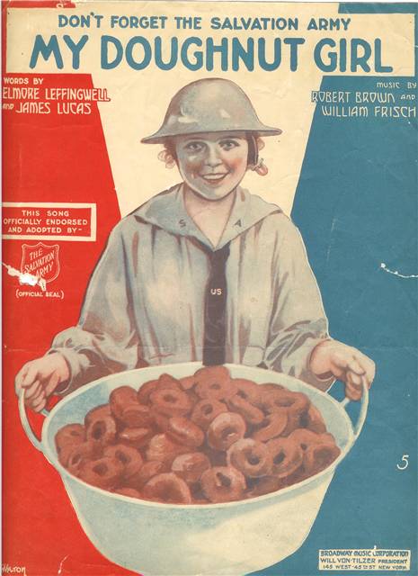 Entenmanns's tweet photo. Did you know? #NationalDonutDay honors @SalvationArmyUS female WWI volunteers, who handed out treats to solders. http://t.co/n9IRvgHHTp