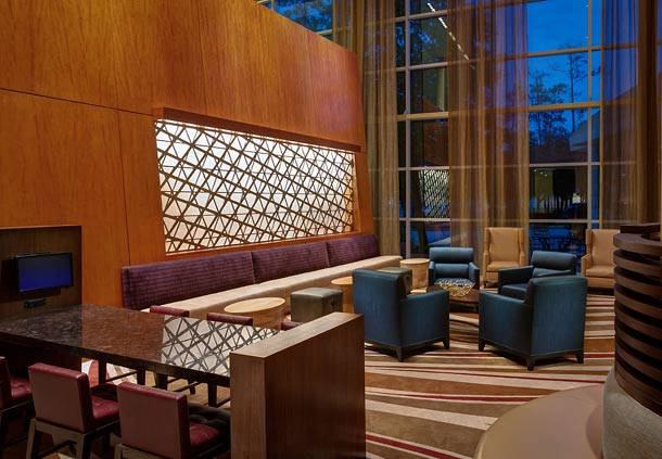 Get comfortable in our lobby. #WoodlandsMarriott