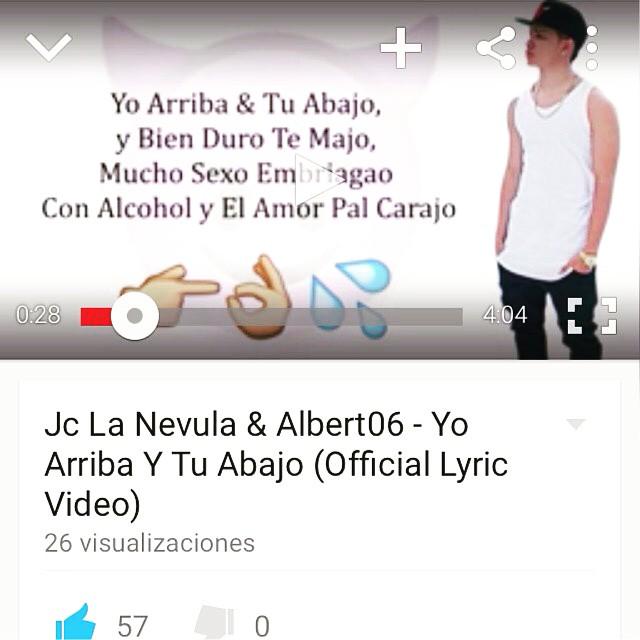 ESTRENO DALE PLAY!!!
<a href="/JcLaNevula/">JC LA NEVULA</a> ft <a href="/Albert06artista/">Albεrt06 Ƹl Vεtεrαno</a> youtube.com/watch?v=4t3CIP…