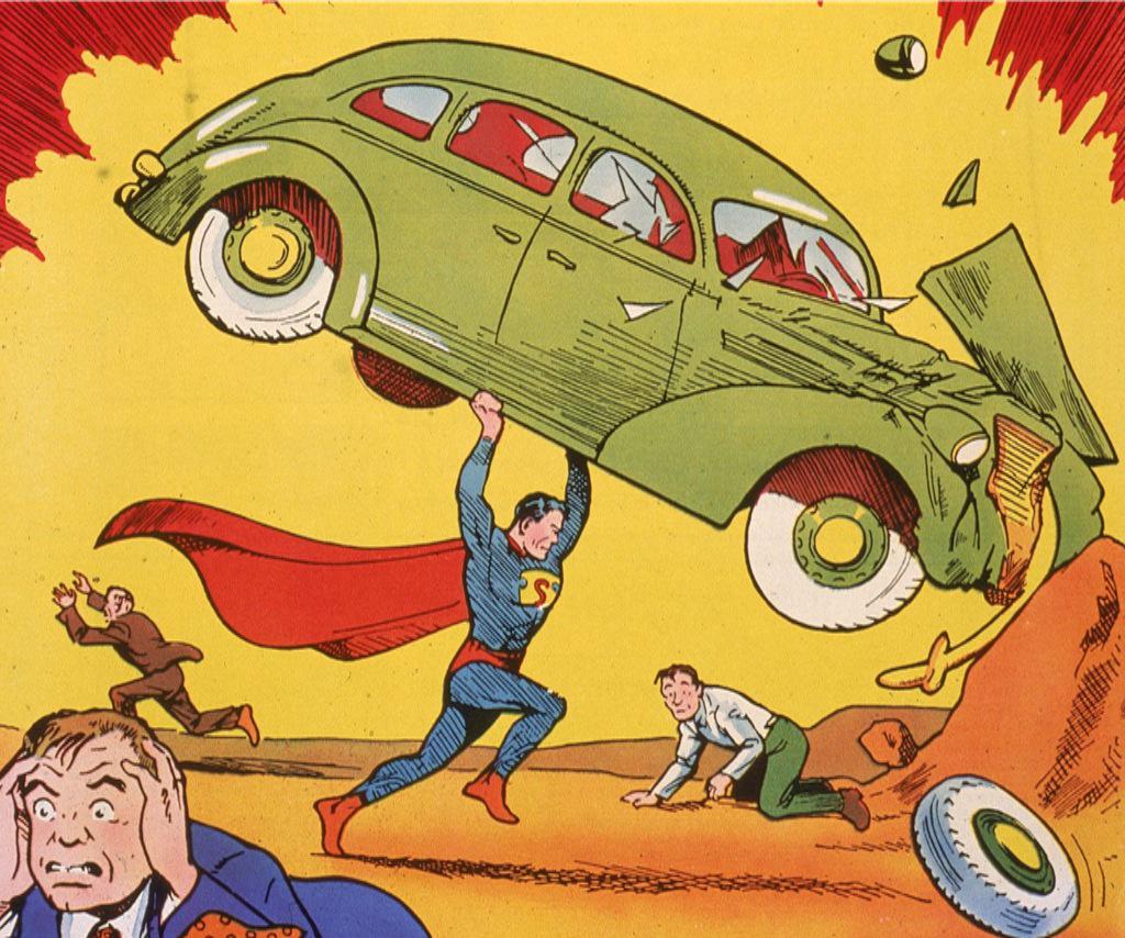 OpiumFR's tweet photo. Il y à 77 ans, le monde découvrait Superman dans Action Comics. http://t.co/CNVjKoA8LI