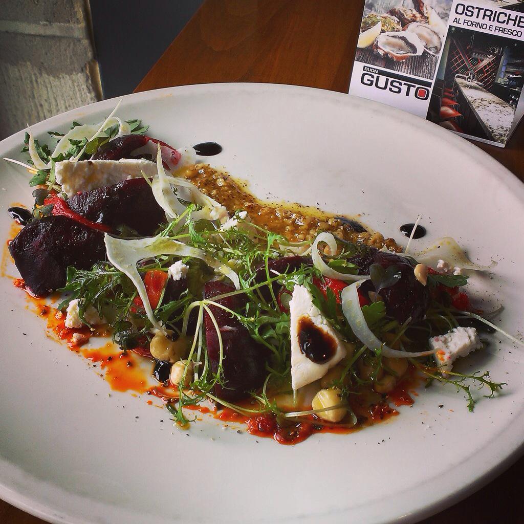stainless519's tweet photo. #BeetSalad with a little heat for the chilly weather
Always something new and fresh to try at Buon Gusto http://t.co/R49i6pN05X