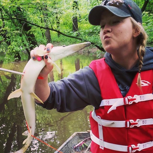 Fan Photo Submission by: akillerlady > Love gar! #bowfishing #fishing #girlsfishtoo #girlswhofish #osageriver #rive…