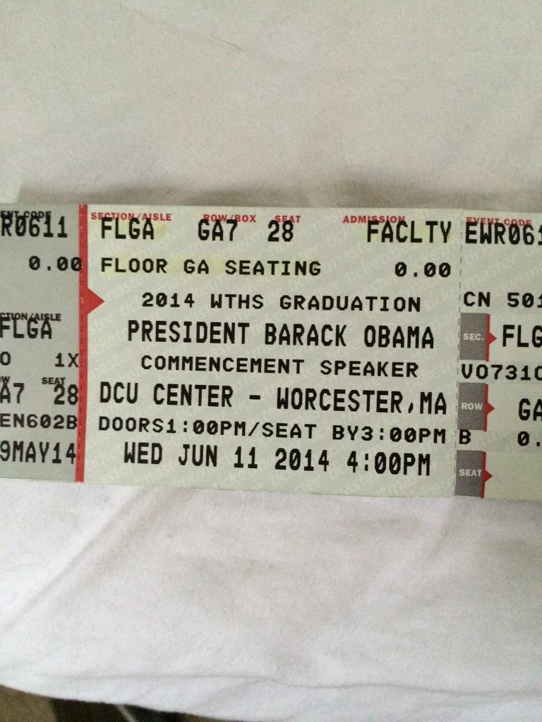 MisterGemme's tweet image. I figured out the last time I wore this suit #techgraduation @POTUS