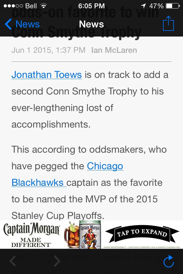 patrickrfraser's tweet photo. Hey @theScore you guys have a spelling error #lost http://t.co/Z0NXgUDjxk