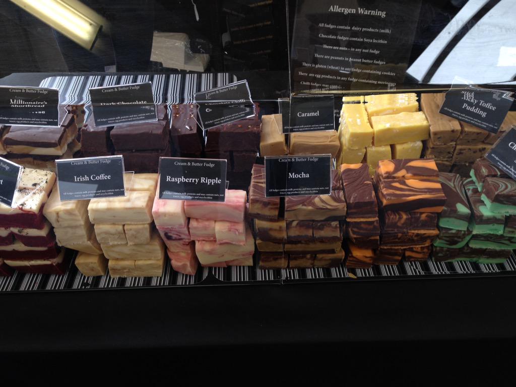 TabletPantry's tweet photo. A delicious selection of fudges and tablet. Fudge gift boxes too!#artisanfudges #scottishtablet http://t.co/LW5UGlB7Q8