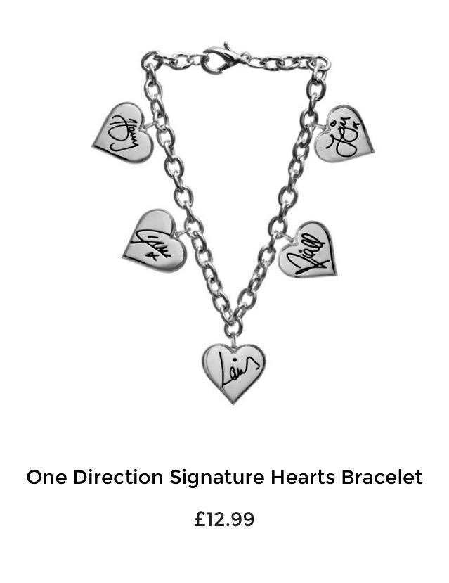 One Direction Signature Heart Necklace