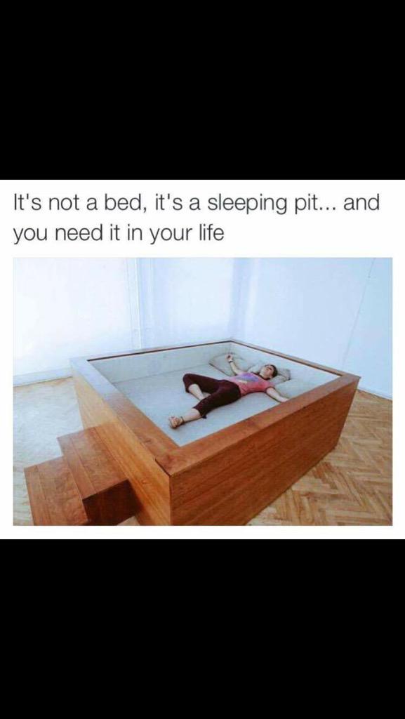 Belmonte_Carley's tweet photo. I need this in my Life. With a build in TV and maybe some dim@spot lights #sleepingpit http://t.co/hA07wE89g8