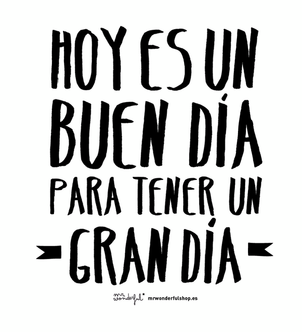 LakariHome's tweet photo. Porque sin duda los martes tenemos más energías que los lunes... "Hoy es un buen día para tener un gran día" http://t.co/dlk7IHou7W