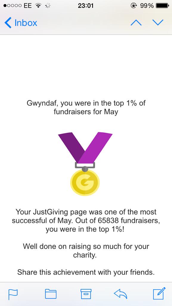 GwyndafL's tweet photo. Newyddion anhygoel.. £177.18 i fynd tan i ni gyrraedd ein targed o £5000...
#wecandoit
@air_ambulance http://t.co/AUAq5fdEWw
