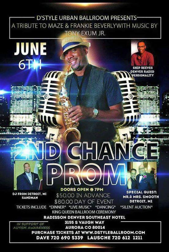 TKArtistSvcs's tweet image. #Denver&apos;s #SecondChanceProm 4 #Autism
RSVP Dinner $50; Dance for $25
#Music by @MisterExumJr &amp;amp; MC @ReevesSkip &amp;amp; wsg