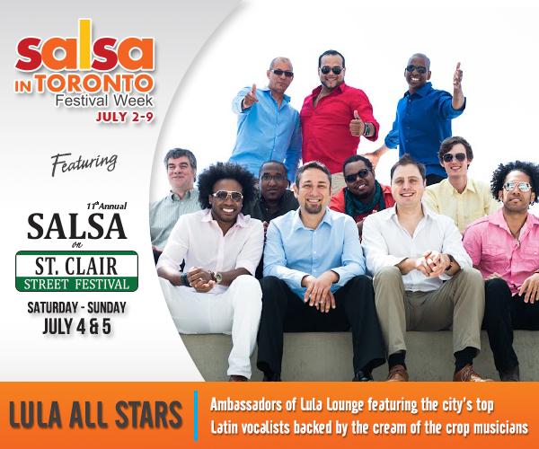 SalsaInToronto's tweet photo. Dont miss the ultimate mix of Latin musicians @LulaAllStars who guarantee a full dance floor at #SalsainTO! #Toronto http://t.co/nyiLxCMH2O