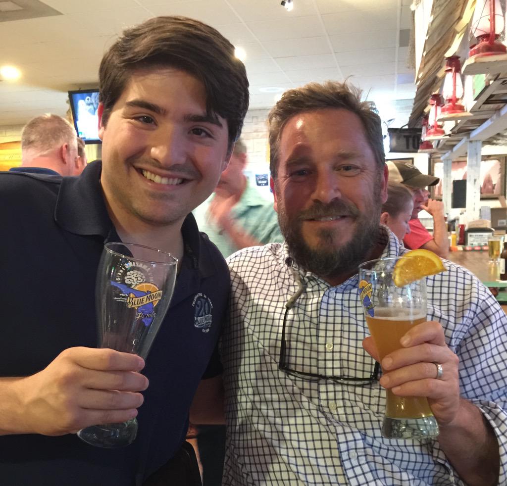 FRLAnews's tweet photo. It's #BlueMoonMonday and our VP of Membership knows how to celebrate! CC: @BlueMoonBrewCo #FRLA http://t.co/OEiKTIpB8t