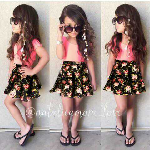 St Flow Kids 50rb bhn spandex+Rok spandex korea Muat 3 ampe 5 taun (trgtung anak)